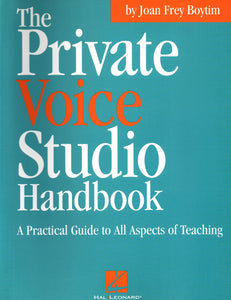 The Private Voice Studio Handbook